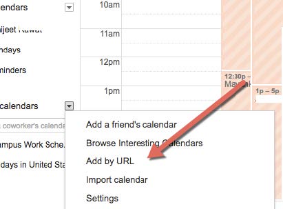Add Canvas calendar by SJSU email URL Add Canvas calendar by SJSU email URL