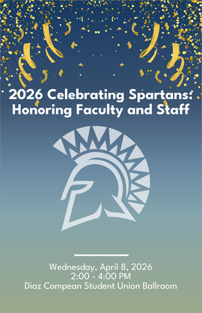 2026 Celebrating Spartans: Honoring Faculty and Staff Program
